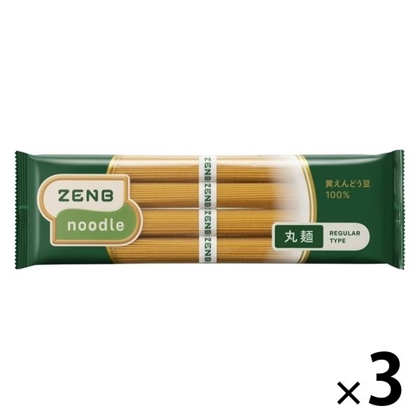 ZENB NOODLE（ゼンブヌードル）丸麺 黄えんどう豆100％ 1.6mm 4