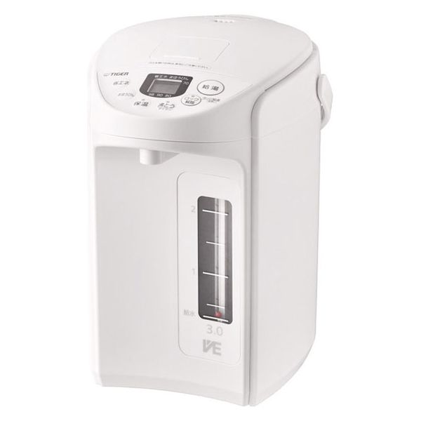 Amazon | タイガー 魔法瓶 マイコン 電気 ポット 3L ホワイト