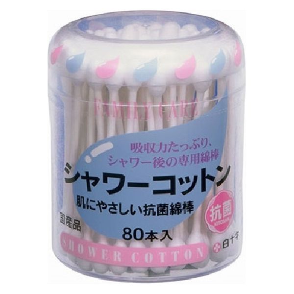 白十字 FCシャワーコットン(80本入) 10932 1個(80本入)（直送品）