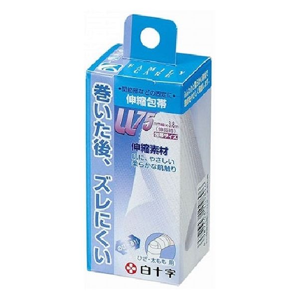 白十字 FC伸縮包帯(LL)ひざ・太もも用 10989 1セット(10個入)（直送品）