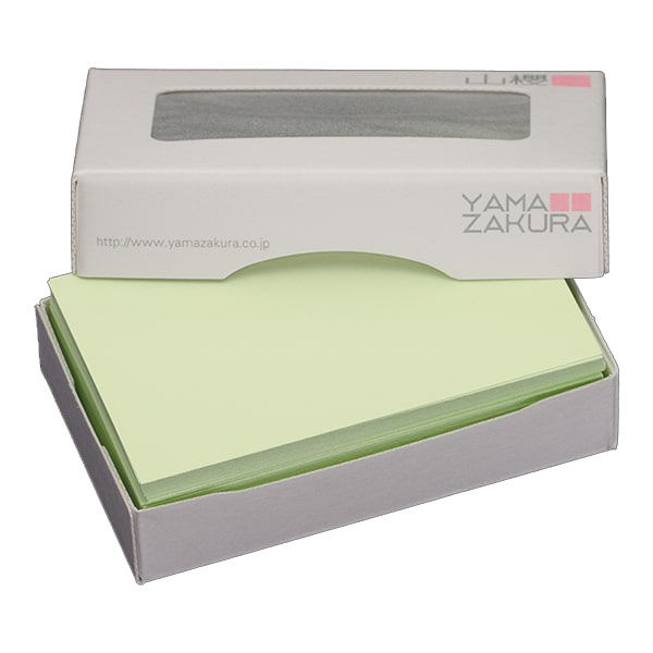 【限定1名様】山崎700ml4本セット（新品未開封） 山櫻 4号 カラー名刺 C107 ウグイス 4 YAMA-6097-0010 1個(100枚