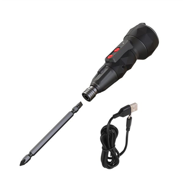 アークランズ WIZ'A 3.7V充電式電工ドライバー ブラック WZー