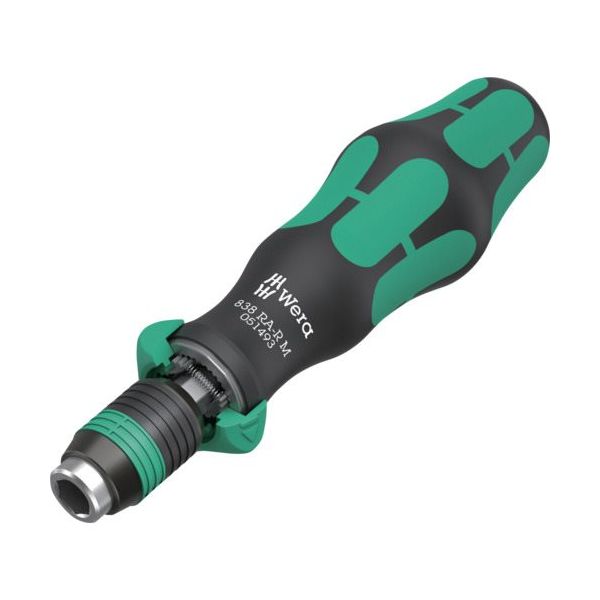 Wera Werk 838 RAーR M ラチェット機能付き差替式ビットホルダー 6.35ミリ 051493 1本 657-8417（直送品）