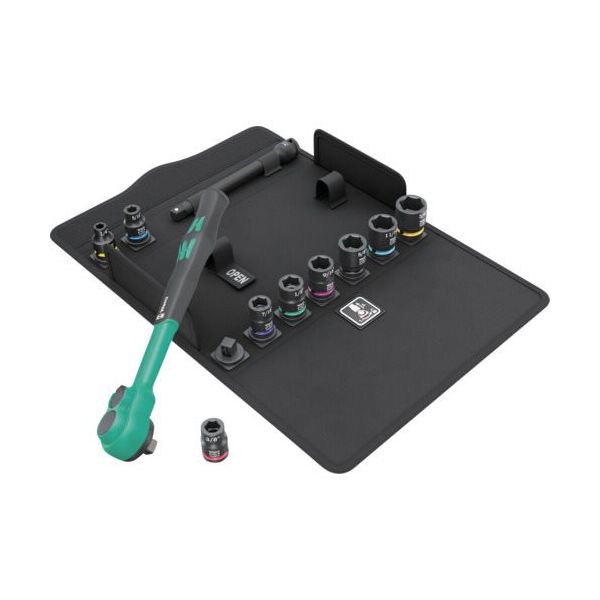 8100SB 13 サイクロップ コンフォートラチェットセット 反転レバー 9.5ミリ、 インチサイズ 005531 1セット（直送品）