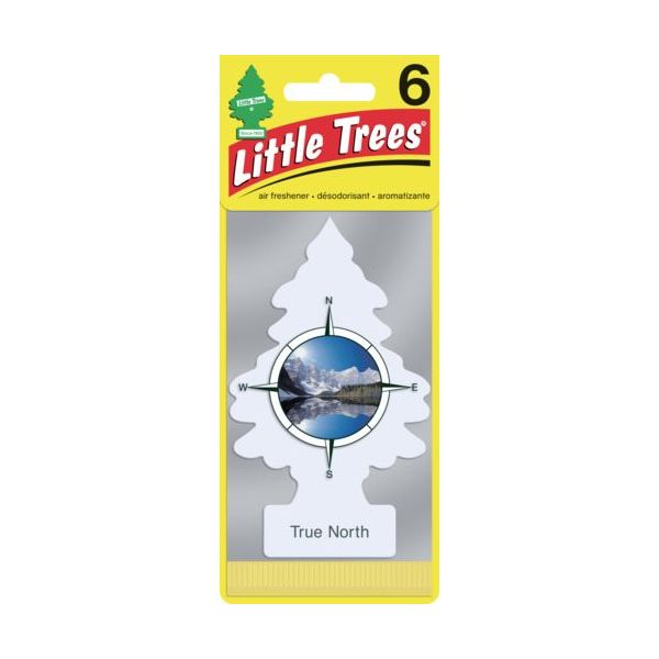 カーフレッシュ社 リトルツリーズ LT エアーフレッシュナー 6P ー True North(トゥルーノース) LT660 1パック(6枚)（直送品）