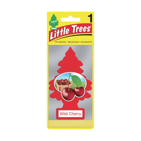 カーフレッシュ社 リトルツリーズ LT エアーフレッシュナー 1P ー Wild Cherry(ワイルドチェリー) LT014 1枚（直送品）