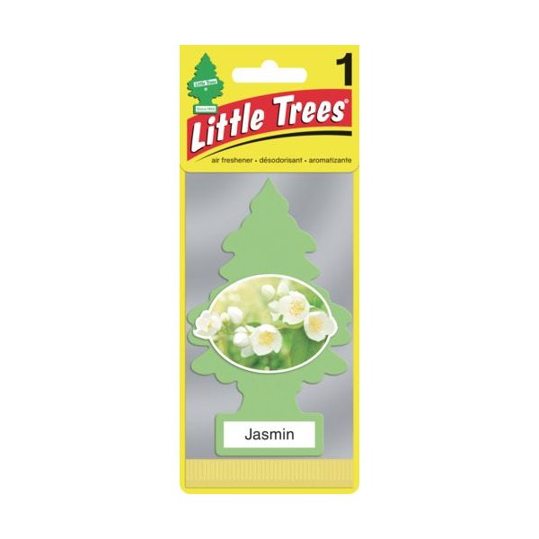 カーフレッシュ社 リトルツリーズ LT エアーフレッシュナー 1P ー Jasmin(ジャスミン) LT026 1枚 671-4662（直送品）