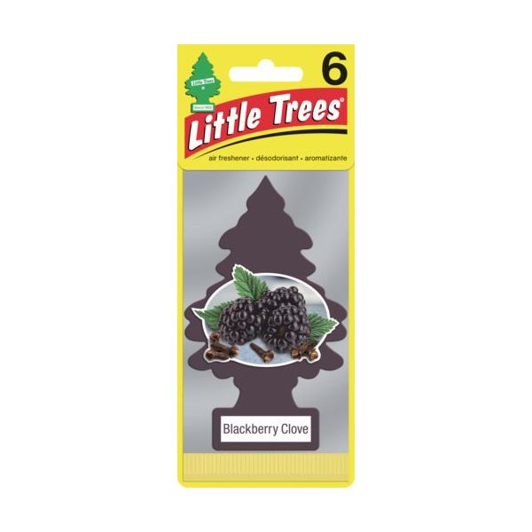 リトルツリーズ LT エアーフレッシュナー 6P ー Blackberry Clove(ブラックベリークローブ) LT652（直送品）