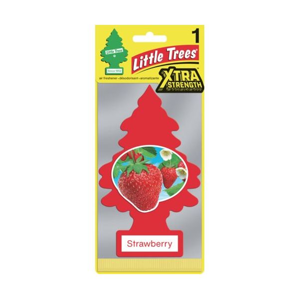 カーフレッシュ社 リトルツリーズ LT Xーtra Strength 1P ー Strawberry(ストロベリー) LT403 1枚（直送品）