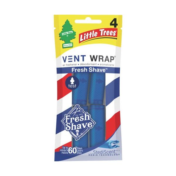 カーフレッシュ社 リトルツリーズ LT Vent Wrap ー Fresh Shave(フレッシュシェイブ) LT504 1個（直送品）