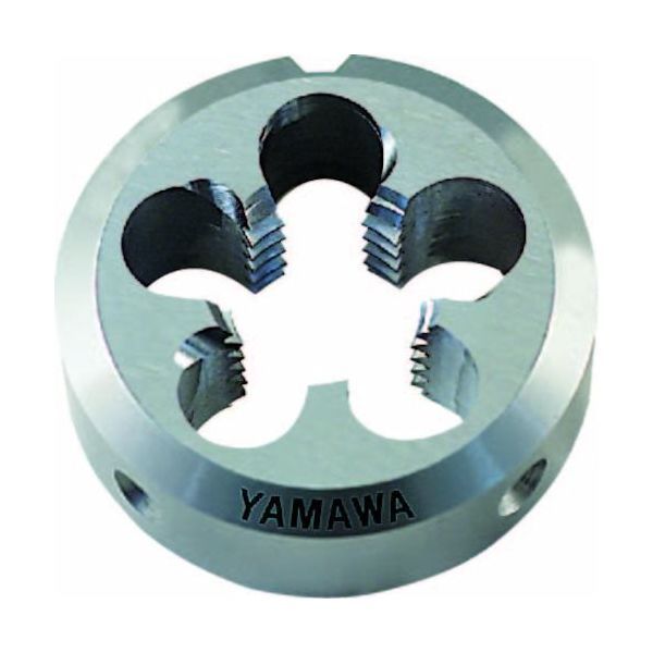 彌満和製作所 ヤマワ ポイントソリッドダイス DPO S2 M2.5X0.45 20径 DPO-S2-M2.5X0.45-20 1個（直送品）