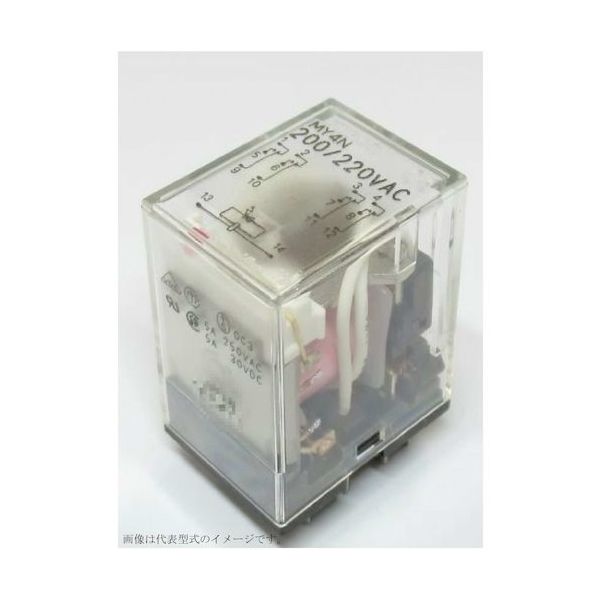 オムロン OMRON 一般リレー MY4N AC24 1個 165-1203（直送品）