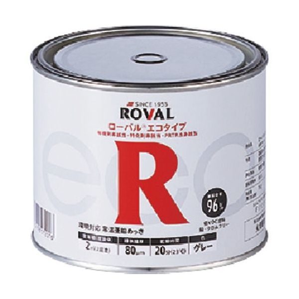 ローバル ROVAL 亜鉛メッキ塗料 ローバルエコタイプ(常温亜鉛めっき) 1kg缶 RE-1KG 1缶 416-7639（直送品）