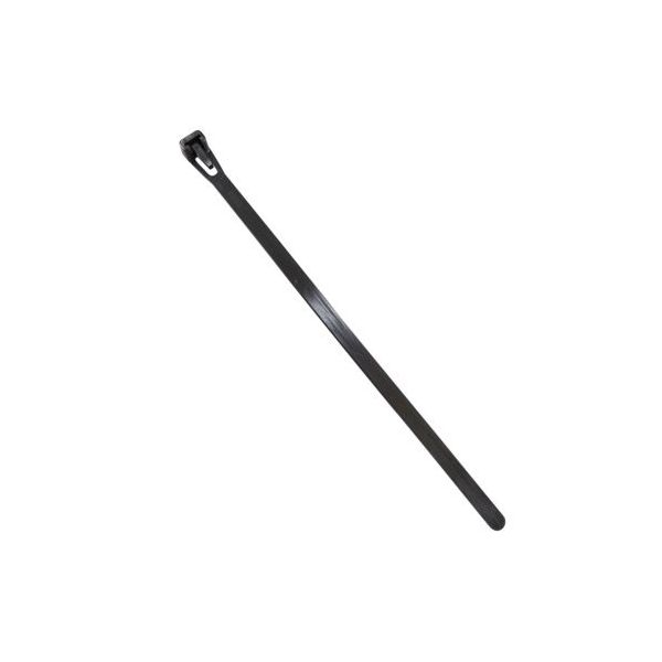 エスジー工業 SG リピートタイ リリースタイプ(耐候・耐熱)黒 SG-R200W 1袋(100本) 340-4274（直送品）