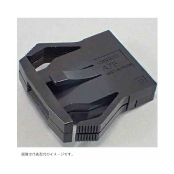 オムロン OMRON 取りつけ板 ブラック(サムロータリスイッチ用) A7B-M-1 1セット(2個) 333-8973（直送品）