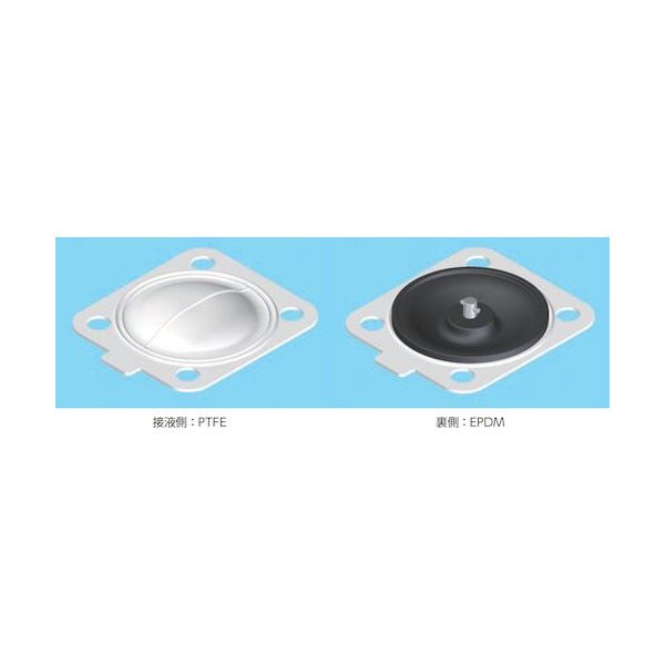 フジキン Fujikin BNWシリーズダイヤフラム単体 標準ダイヤフラム(PTFE/EPDM)8A BNW-8PE 1個 351-7890（直送品）