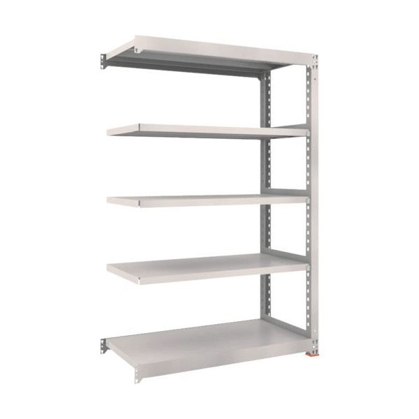 TRUSCO M3型中量棚 900X471XH1200 6段 連結 免震樹脂ベース付 ネオグレー M3-4356BSFC NG（直送品）