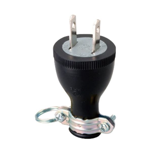 明工社 明工 丸形ゴムプラグ(アース穴付) MP2552 1個 416-2700（直送品）