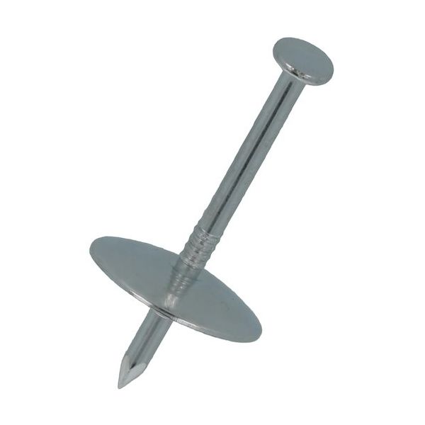 八幡ねじ YAHATA カラーかさ釘(大) 白(170本入) 4979874154200 1パック(170本) 466-2561（直送品）