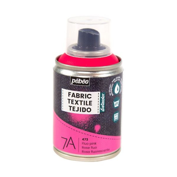 ペベオ・ジャポン ペベオ 布用水性アクリルスプレー セタスプレー 100ml 蛍光ピンク 805473 1本 555-0107（直送品）