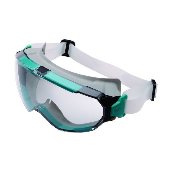 ミドリ安全 セーフティーゴーグル VGー505F シリコンバンド NV 通気孔なし VG-505F-SI-NV 1個 526-0589（直送品）