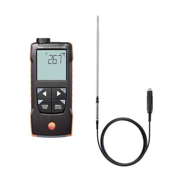 テストー TESTO 110 ラボ用温度計セット LABORATORY SET 1セット 524-9380（直送品）