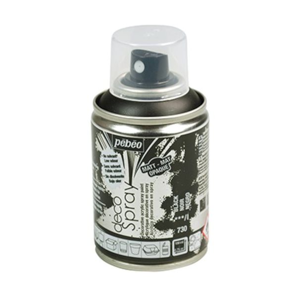 ペベオ・ジャポン ペベオ デコスプレー 100ml マット色 ブラック 093730 1本 538-2757（直送品）