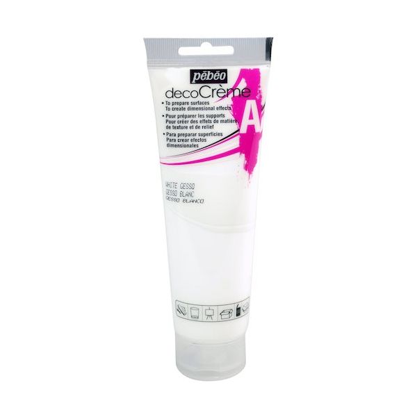 ペベオ・ジャポン ペベオ デコクリームメディウム ホワイトジェッソ 089406 1本 555-9414（直送品）