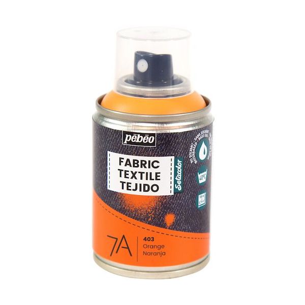ペベオ・ジャポン ペベオ 布用水性アクリルスプレーセタスプレー 100ml オレンジ 805403 1本 555-1581（直送品）