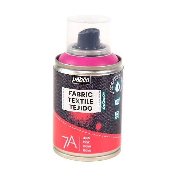 ペベオ・ジャポン ペベオ 布用水性アクリルスプレーセタスプレー 100ml ピンク 805405 1本 555-0104（直送品）