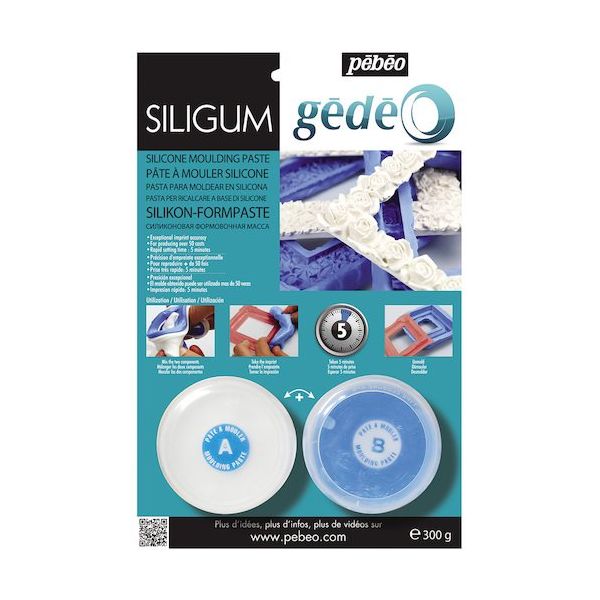 ペベオ・ジャポン ペベオ Gedeo 型取り用粘土 シリガム 300g 766329 1個 557-2391（直送品）