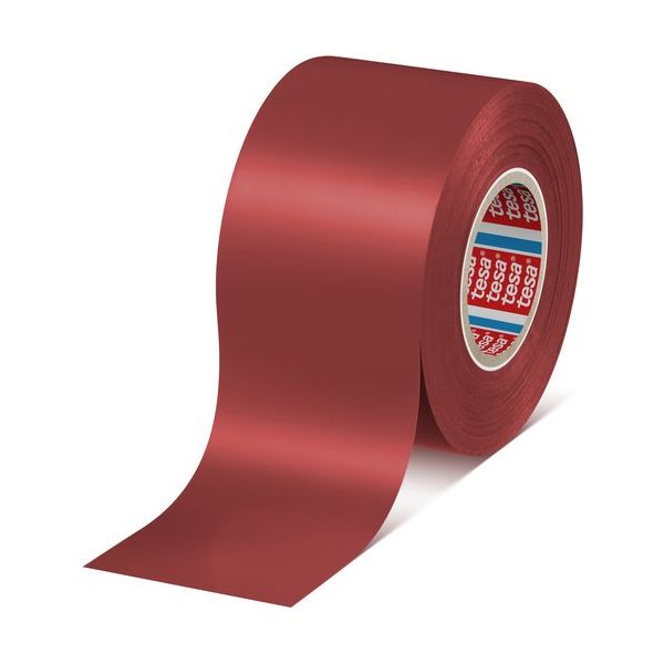 テサテープ tesa 電気絶縁用ビニールテープ 50mm×20m 赤 4251-50-20R 1巻 585-8716（直送品）