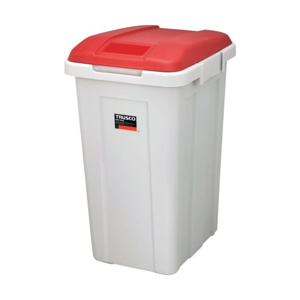 トラスコ中山 TRUSCO Rジョイント分別ボックス 45L フタ色レッド(赤色) TRJ01A 1個 582-3721（直送品）