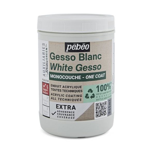 ペベオ・ジャポン ペベオ スチューディオ グリーン アクリリック ワンコートジェッソ 945ml 818616 1個 601-6633（直送品）
