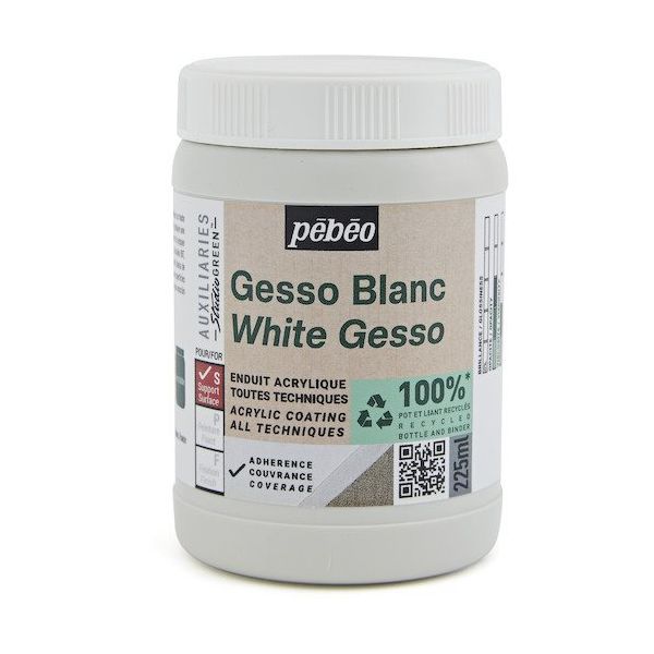 ペベオ・ジャポン ペベオ スチューディオ グリーン アクリリック ジェッソ 225ml 818603 1本 601-6645（直送品）