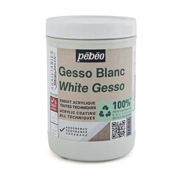ペベオ・ジャポン ペベオ スチューディオ グリーン アクリリック ジェッソ 945ml 818606 1本 601-6640（直送品）