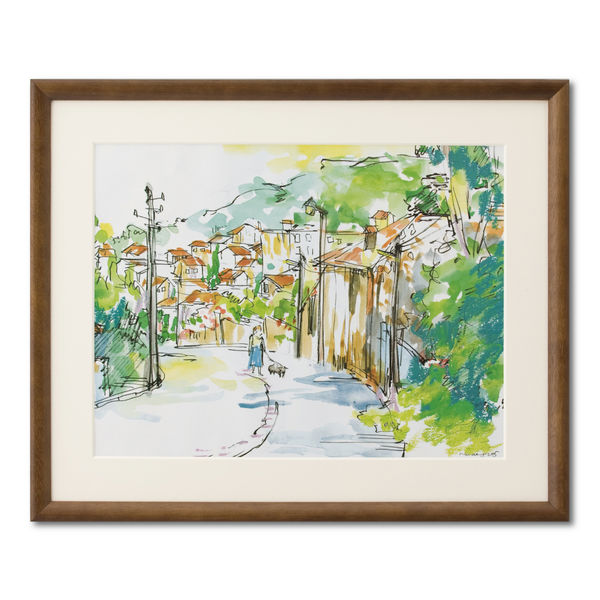 在庫処分 激安 大仙 1個（直送品 33H00300609 ブラウン F6 パルク スケッチ額 絵画