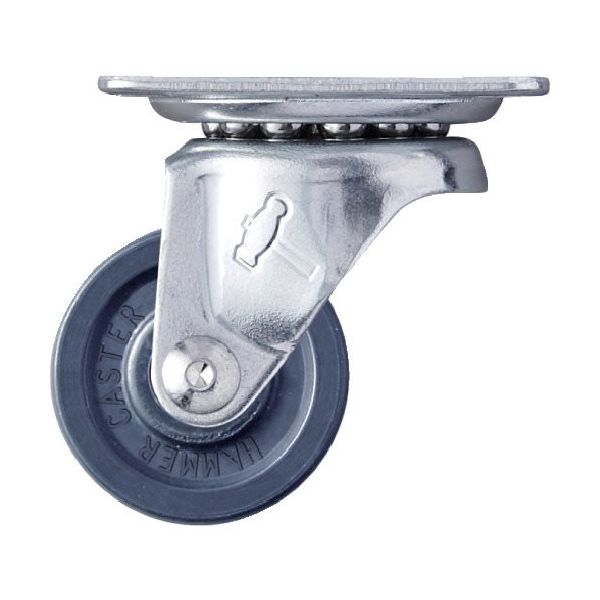 ハンマーキャスター ハンマー G型 自在 エラストマー車 25mm 420G-U25 1個 609-4205（直送品）