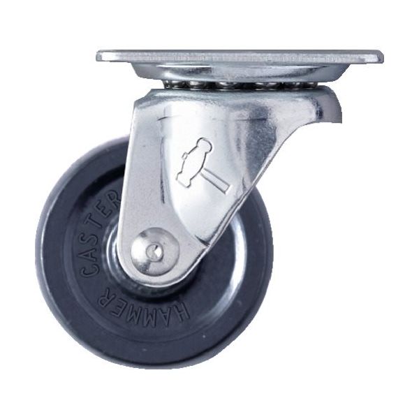 ハンマーキャスター ハンマー G型 自在 エラストマー車 32mm 420G-U32 1個 609-4084（直送品）