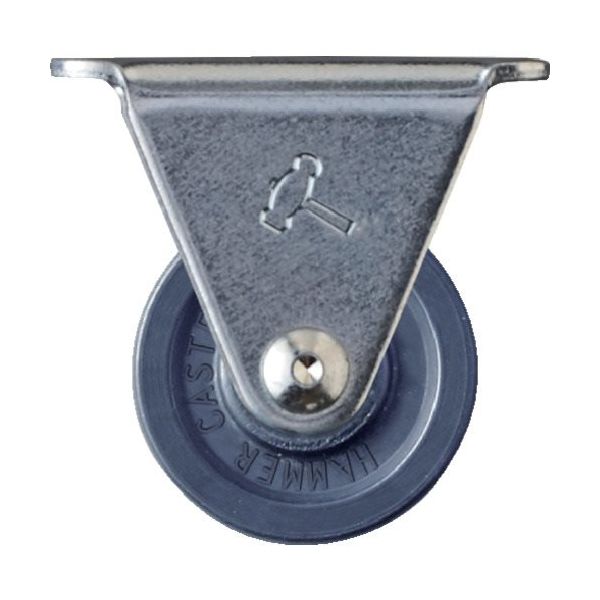 ハンマーキャスター ハンマー G型 固定 エラストマー車 25mm 420R-U25 1個 609-4204（直送品）