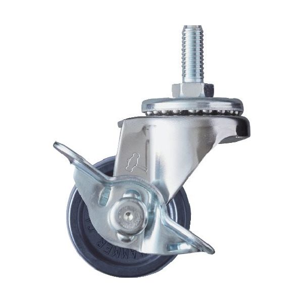 ハンマーキャスター ハンマー Aシリーズ ねじ込み 自在SP付 W3/8 エラストマー車 40mm 415A-20U40 1個（直送品）