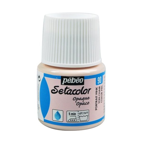 ペベオ・ジャポン ペベオ 布用水性アクリル絵具セタカラー不透明色 45ml ポートレートピンク 295090 1本 575-8776（直送品）