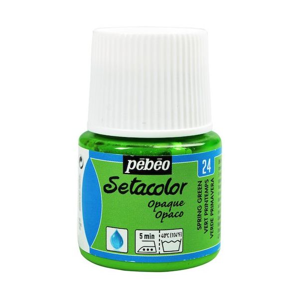ペベオ・ジャポン ペベオ 布用水性アクリル絵具セタカラー不透明色 45ml スプリンググリーン 295024 1本 575-8784（直送品）