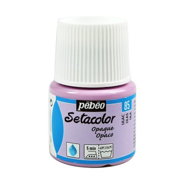 ペベオ・ジャポン ペベオ 布用水性アクリル絵具セタカラー不透明色 45ml ライラック 295085 1本 575-8758（直送品）