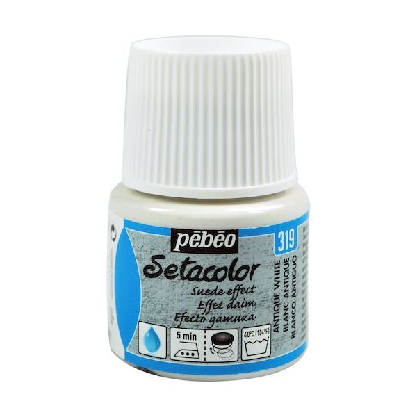 ペベオ・ジャポン ペベオ 布用水性アクリル絵具セタカラースウェード 45ml アンティークホワイト 295319 1本 575-8764（直送品）