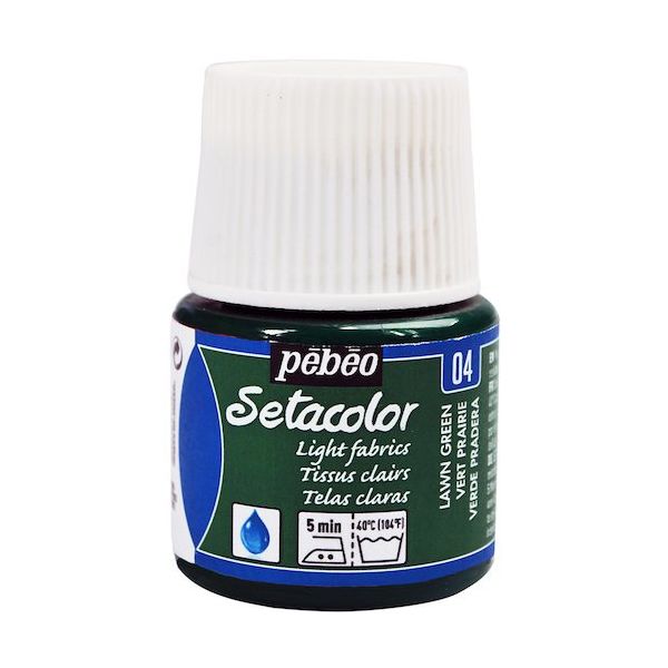 ペベオ・ジャポン ペベオ 布用水性アクリル絵具セタカラー透明色 45ml ローングリーン 329004 1本 575-8778（直送品）