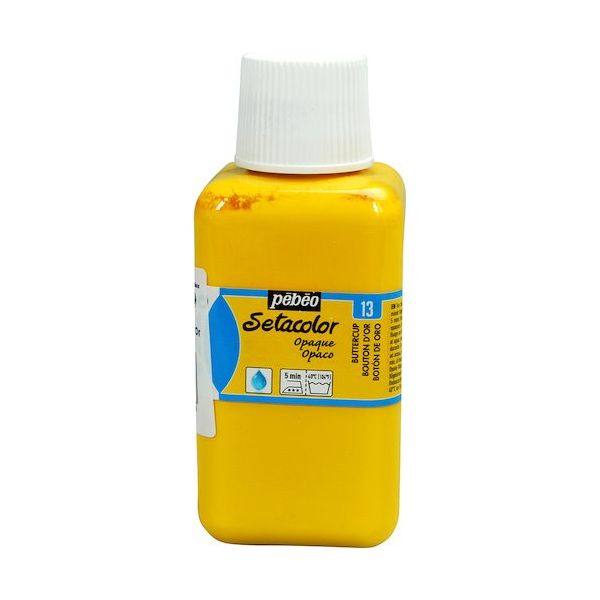 ペベオ・ジャポン ペベオ 布用水性アクリル絵具セタカラー不透明 250ml バターカップ 296013 1本 575-8799（直送品）