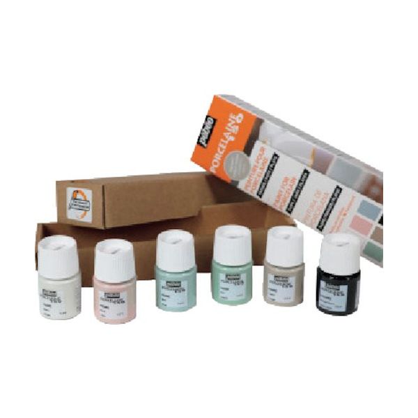 ペベオ・ジャポン ペベオ ポーセレン150 マット色 (5色+チョークボードブラックx20ml) ディスカバリーセット 756473 1個（直送品）