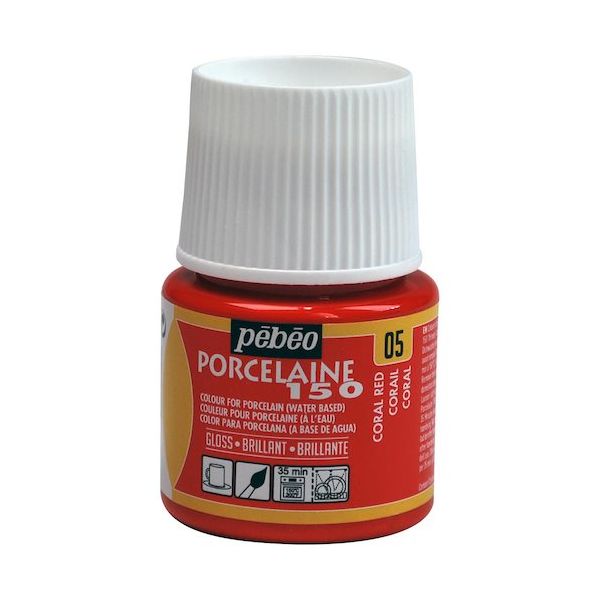 ペベオ・ジャポン ペベオ ポーセレン 150 コーラルレッド 05 024005 1個 593-9920（直送品）