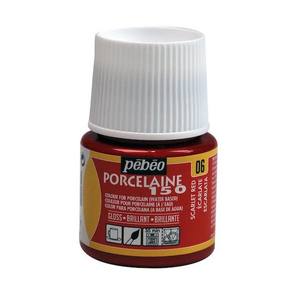 ペベオ・ジャポン ペベオ ポーセレン 150 スカーレットレッド 06 024006 1個 593-9865（直送品）